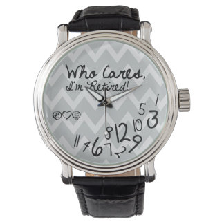 Montre Qui s'en fiche, je suis retraité ! - logo eatlovep