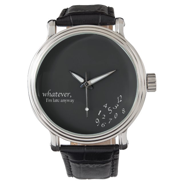 Montre Quoi que je sois Late Watch (devant)