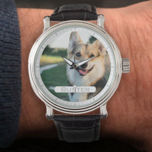 Montre Rappelez-vous votre animal avec une photo sur un