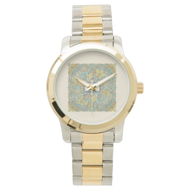 Montre Rare Zentangle Mandala Wristwatch (devant)
