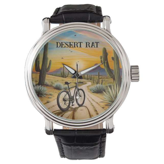 Montre Rat du désert, personnalisable (devant)
