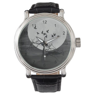 Montre Ravens contre la pleine lune