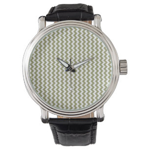 Montre rayures chevron aztèques branchées