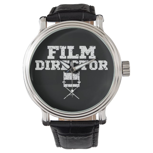 Montre Réalisateur de film Chaise d'équipe de cinéma Vête (devant)