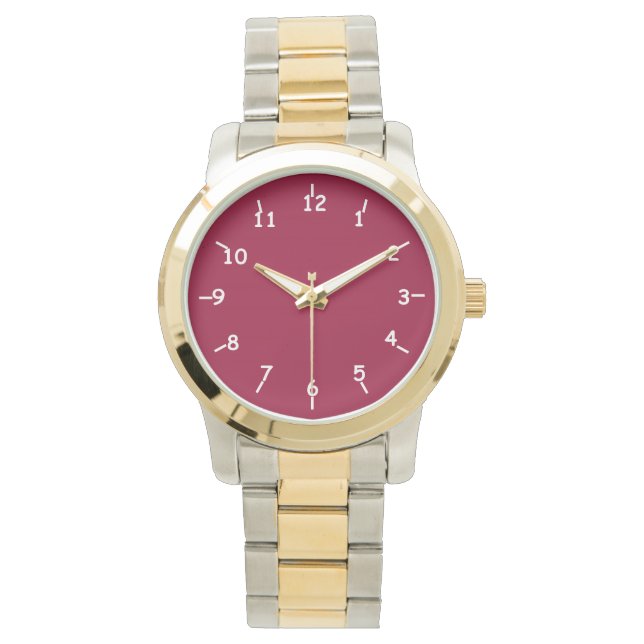Montre Rébellion Crimson (devant)