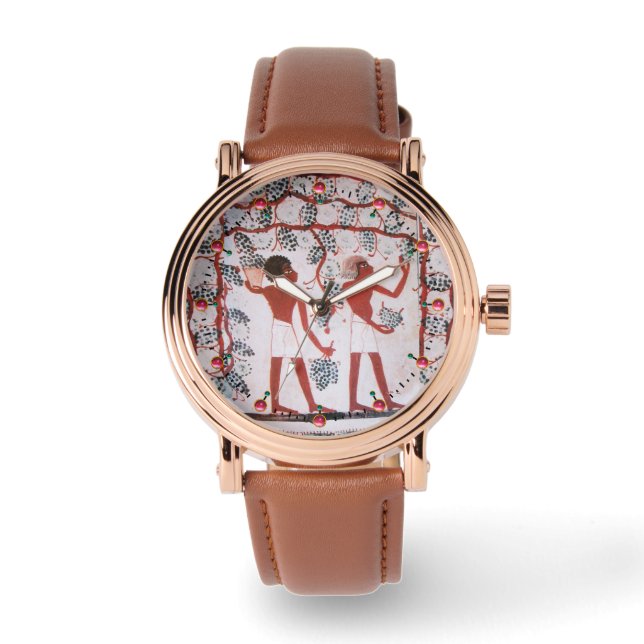MONTRE RÉCOLTE DE VIN ÉGYPTIENNE ANTIQUE (Recto)