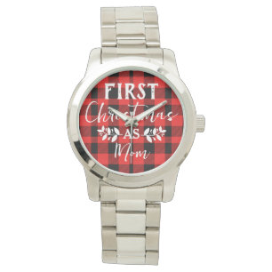 Montre Red Buffalo premier Noël en maman Noël