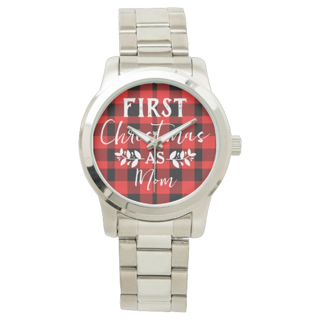 Montre Red Buffalo premier Noël en maman Noël (devant)