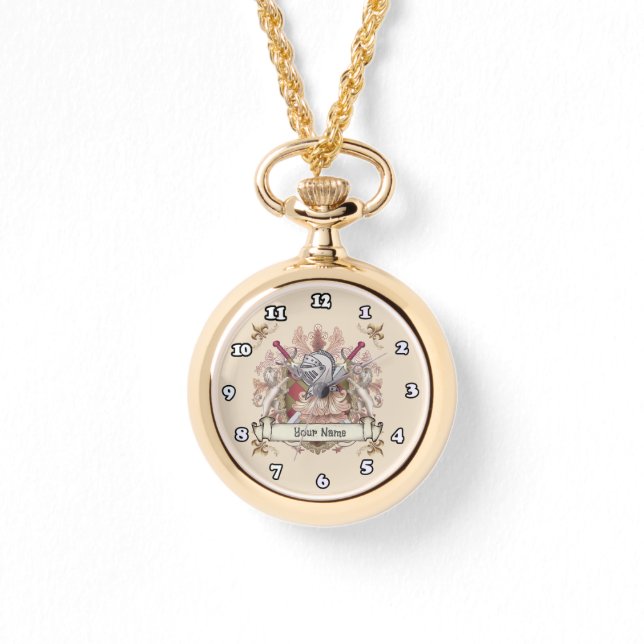 Montre Red Knight Family Crest Nom (Recto)