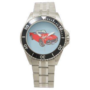 Montre Red Triumph Tr4 Convertible Sports Car