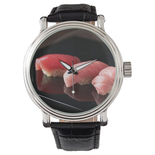 Montre Reflections of Toro – Minimal Sushi Watch (devant)