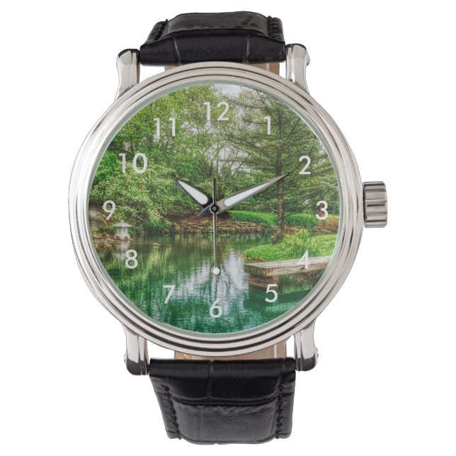 Montre Réflections vertes (devant)