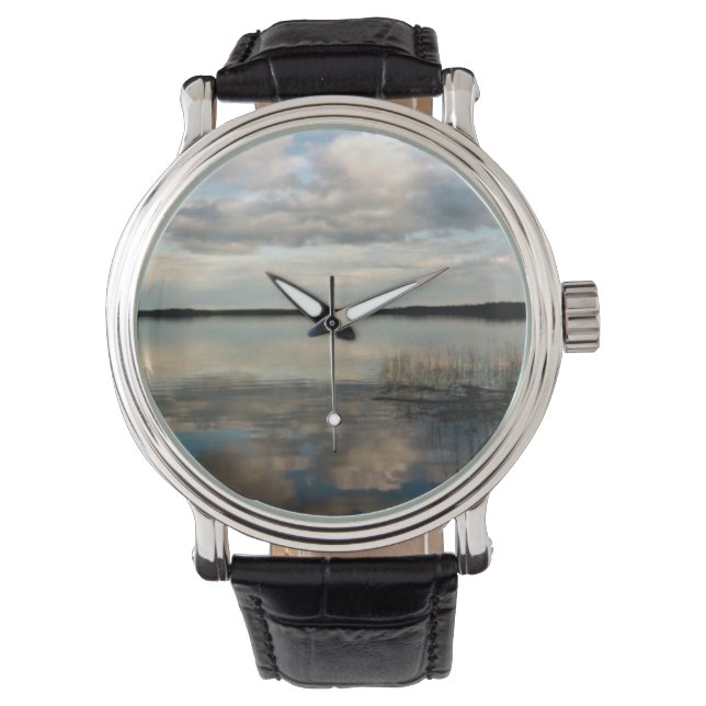 Montre Réflexion du lac Finlande (devant)