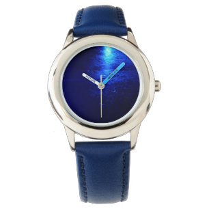 MONTRE REGARDE DE GLACE BLEUE
