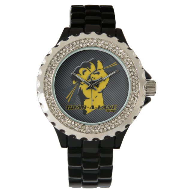 MONTRE REGARDE DU RACER DE DRAG DE FIBRES DE CARBONE (devant)