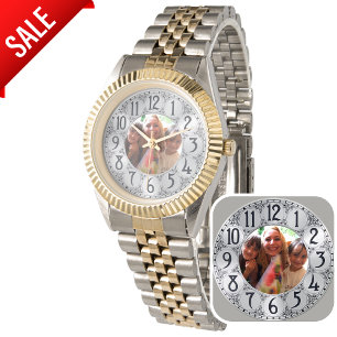 Montre REGARDE PHOTO personnalisée - Nombreux styles et c