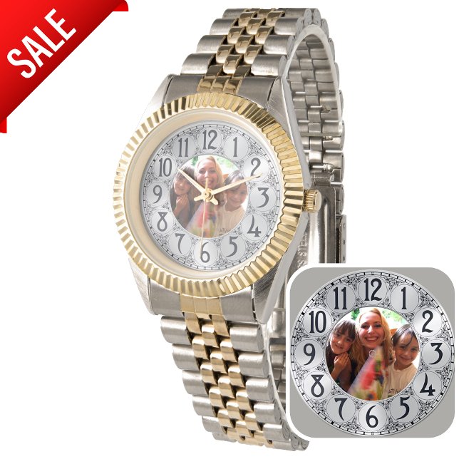 Montre REGARDE PHOTO personnalisée - Nombreux styles et c (Créateur téléchargé)
