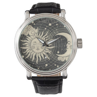 MONTRE REGARDE SOLEIL ET LUNE