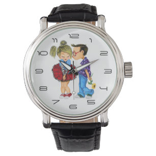 Montre Regarder avec un couple romantique - Amour