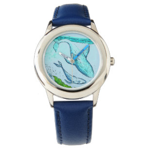 Montre Regarder la baleine bleue des enfants