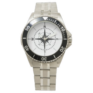 Montre Regarder la boussole marine