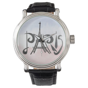 Montre Regarder le logo de Paris