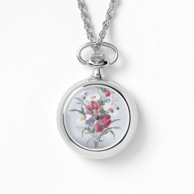 Montre Regarder Le STYLE FLEURIER DES FEMMES À COUCHER (Recto)