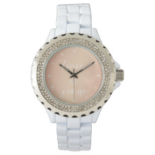 Montre Regarder - le temps est maintenant Rose Gold