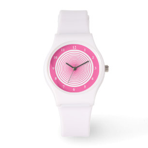 Montre Regarder les anneaux roses