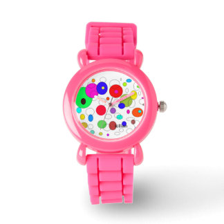 Montre regarder les cercles colorés