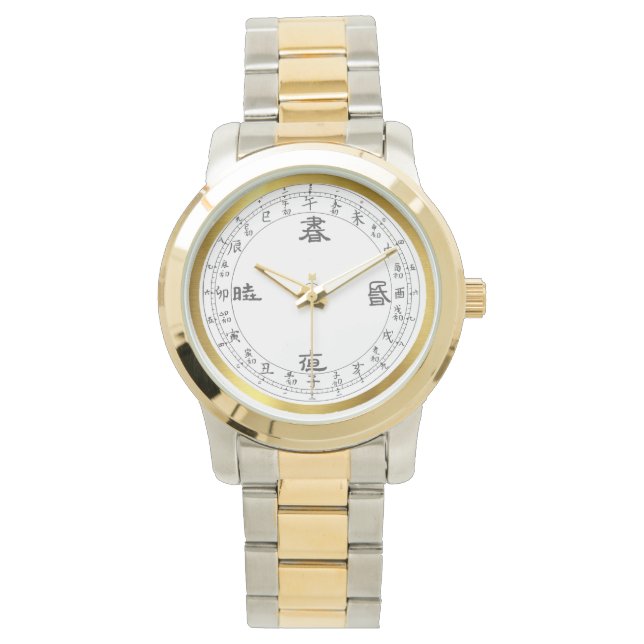 Montre regarder les chiffres asiatiques (devant)