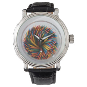 Montre Regarder les cure-dents colorés