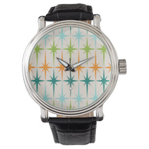Montre Regarder les éclats géométriques vintages