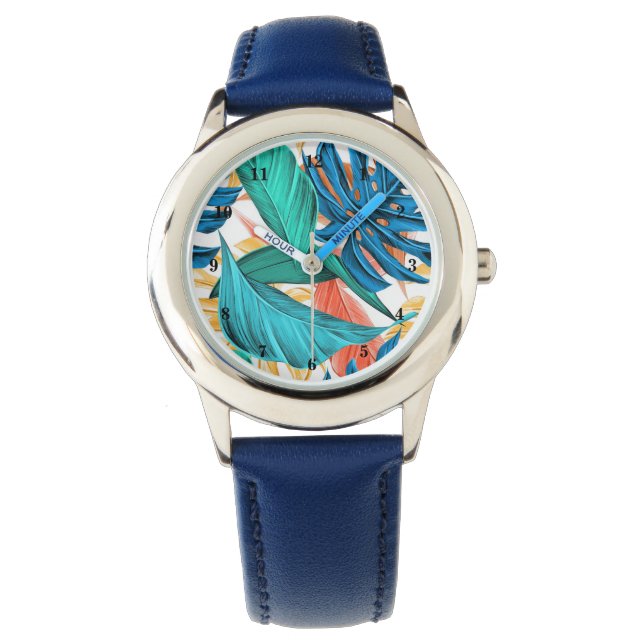 Montre Regarder les Feuilles tropicaux (devant)