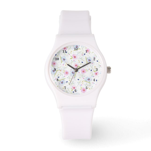 Montre Regarder les fleurs fraîches du jardin (Recto)