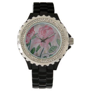 Montre Regarder les Roses d'été Abstraits