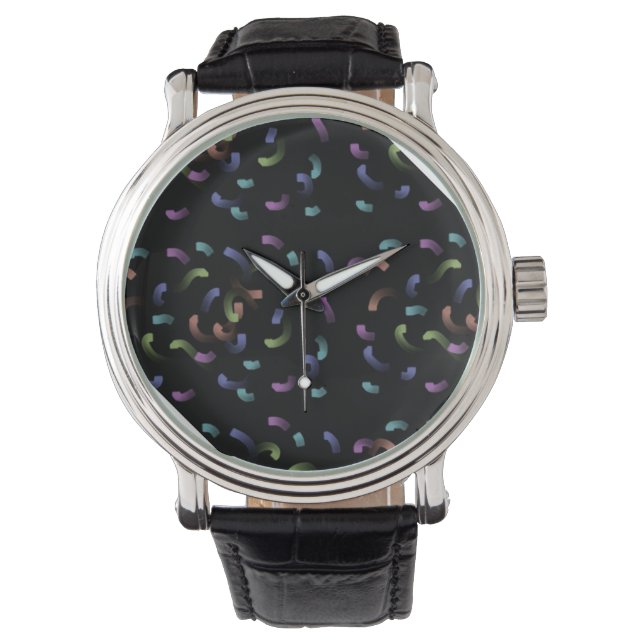 Montre Regarder les traits de peinture (devant)