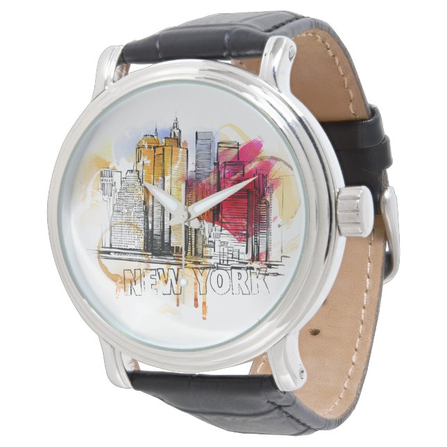 Montre Regarder l'eWatch à New York (Incliné)