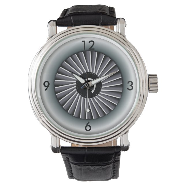 Montre Regarder moteur à réaction (devant)