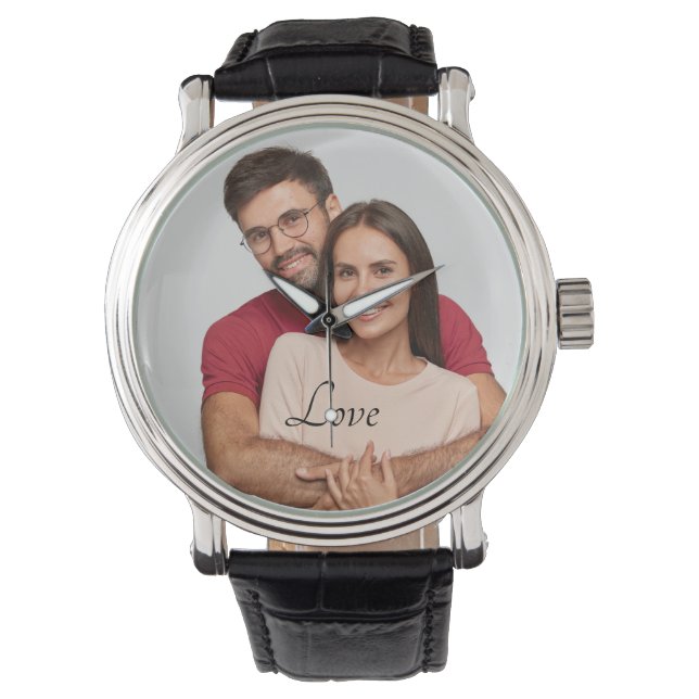 Montre Regarder photo personnalisée (devant)