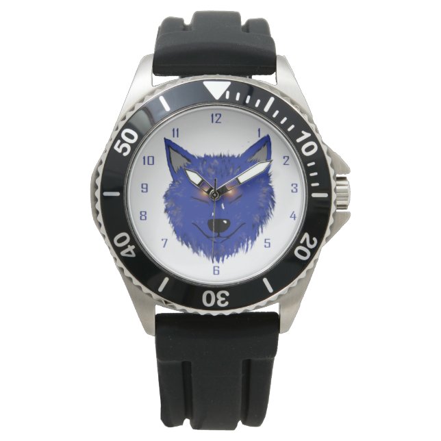 Montre Regardez la marque Wolf Blue Wolf Sports Watch (devant)