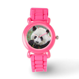 Montre Regardez le panda géant de la photo. Panda.