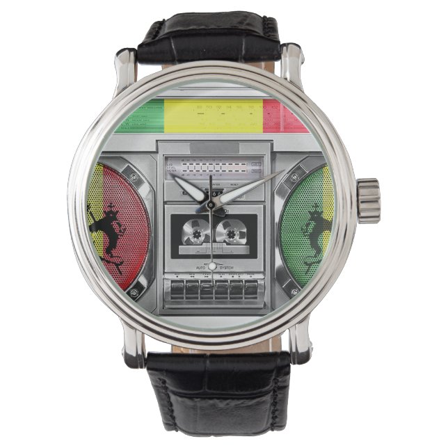 Montre reggae de boombox (devant)