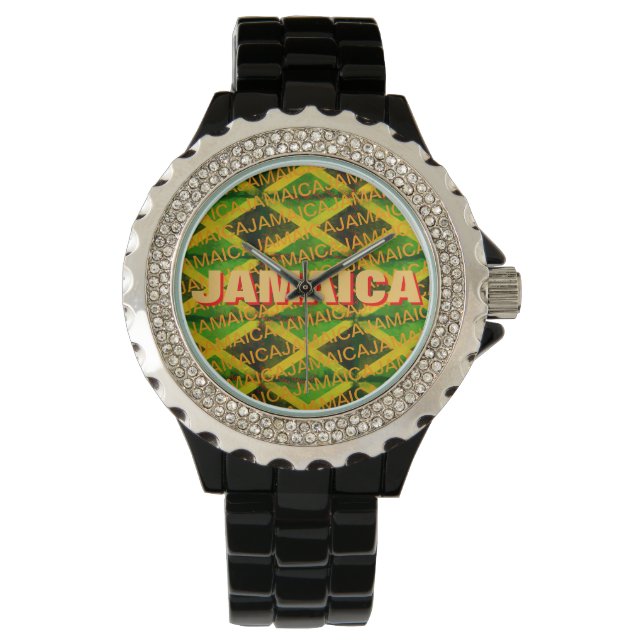 Montre reggae jamaïcaine (devant)