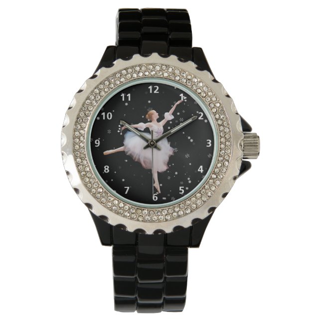 Montre Reine Des Neiges Ballerina Avec Numéros (devant)