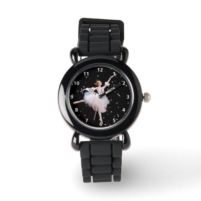 Montre Reine Des Neiges Ballerina Avec Numéros (Recto)