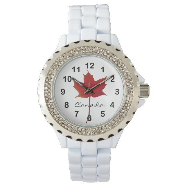 Montre Rel Maple Feuille d'automne canadienne (devant)