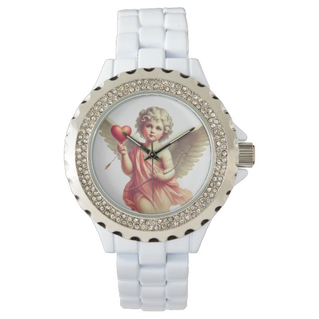 Montre relógio feminino vintage anjo cupido (devant)