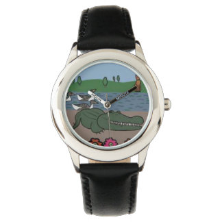 Montre Reloj de pulsera niño/a con diseño de cocodrilo