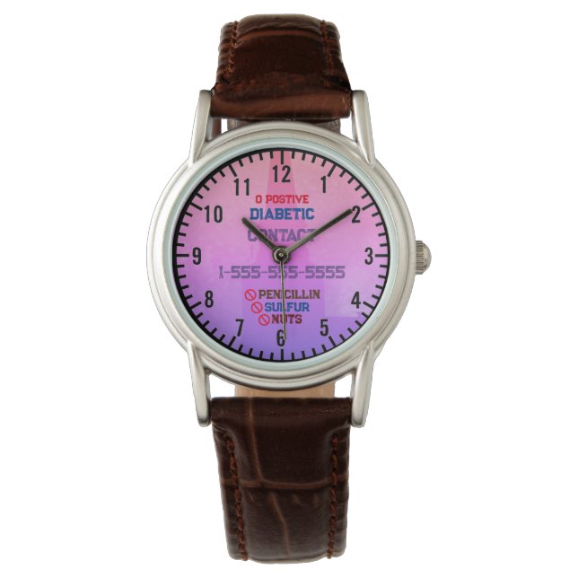 Montre Remplir la surveillance d'urgence vide (devant)